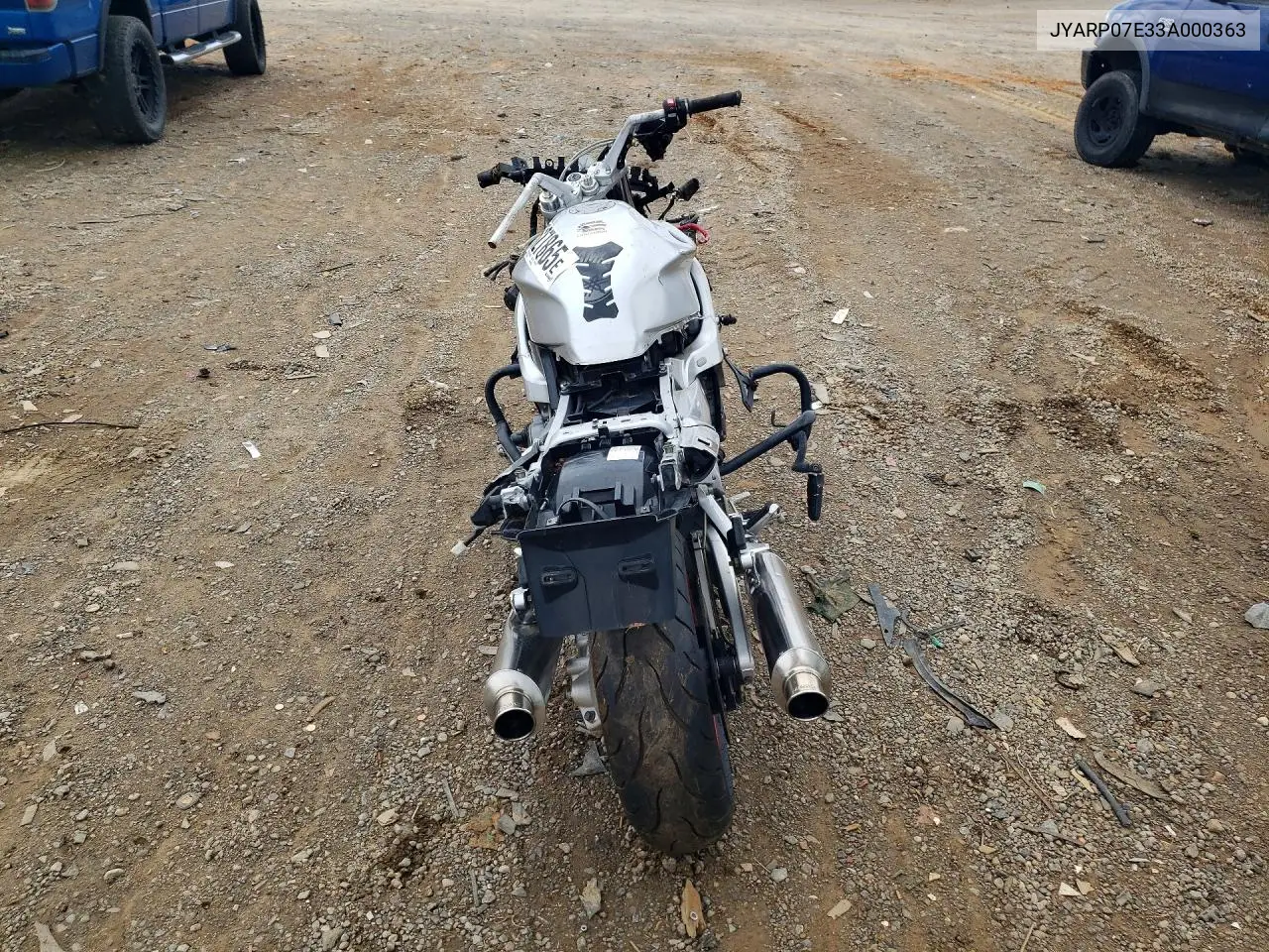 2003 Yamaha Fjr1300 VIN: JYARP07E33A000363 Lot: 85627865
