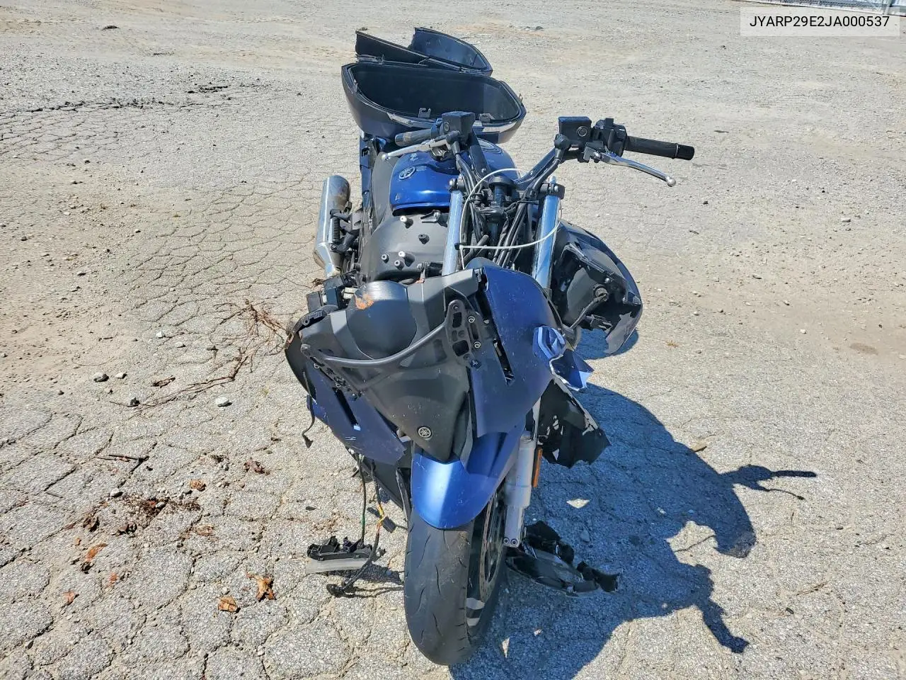 2018 Yamaha Fjr1300 A VIN: JYARP29E2JA000537 Lot: 48921086