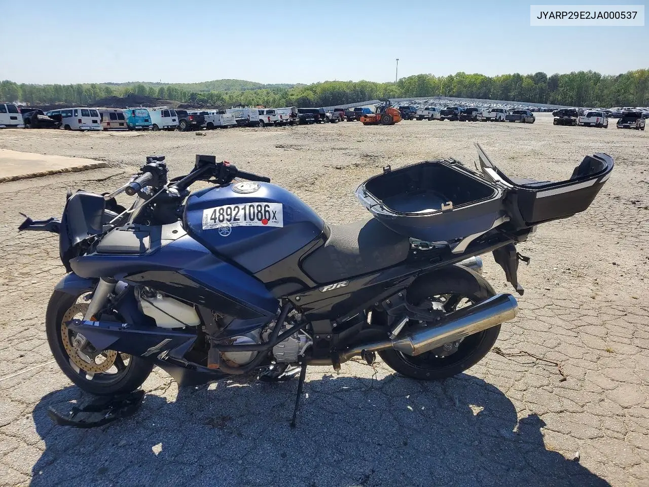 2018 Yamaha Fjr1300 A VIN: JYARP29E2JA000537 Lot: 48921086
