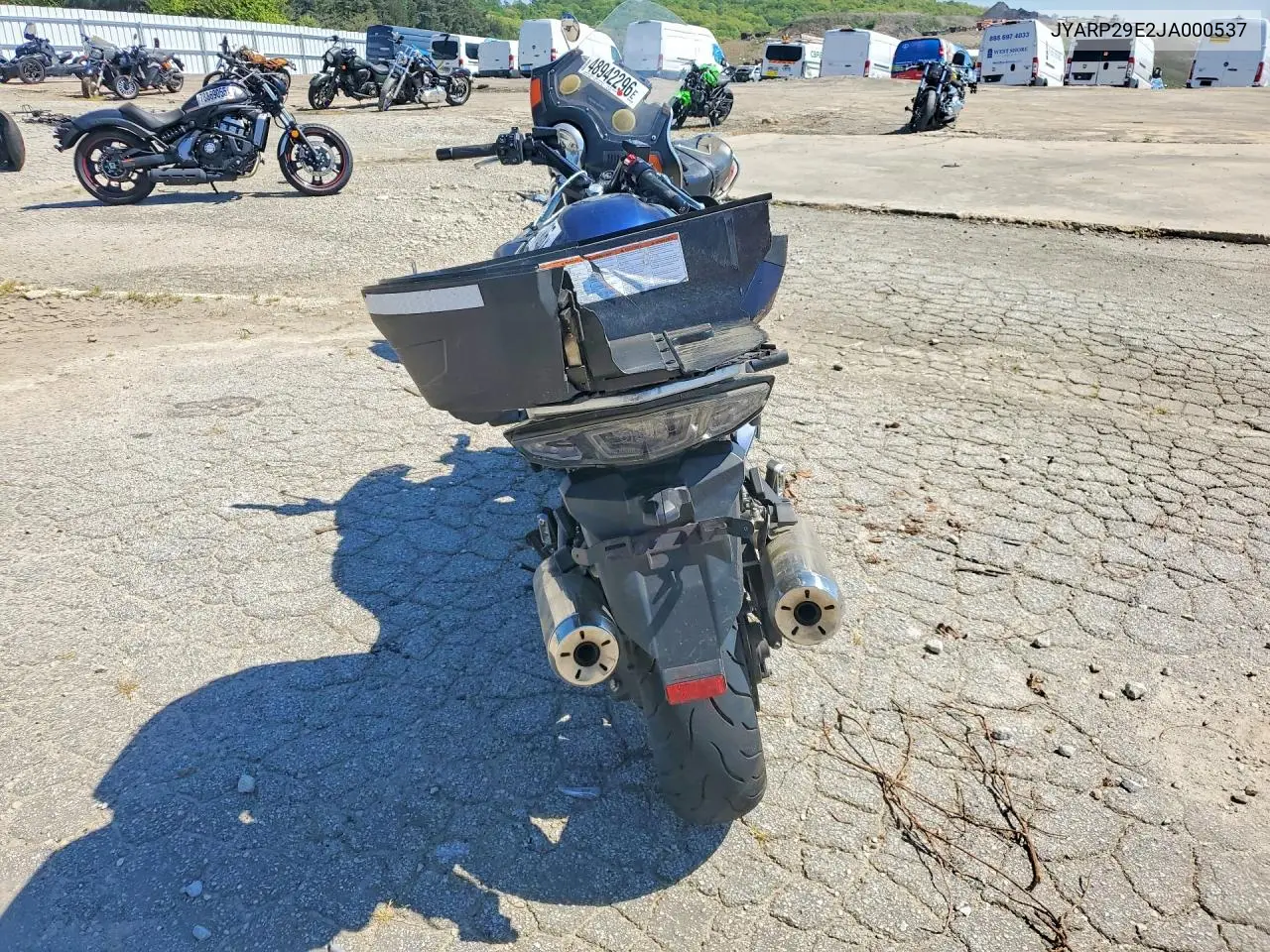 2018 Yamaha Fjr1300 A VIN: JYARP29E2JA000537 Lot: 48921086