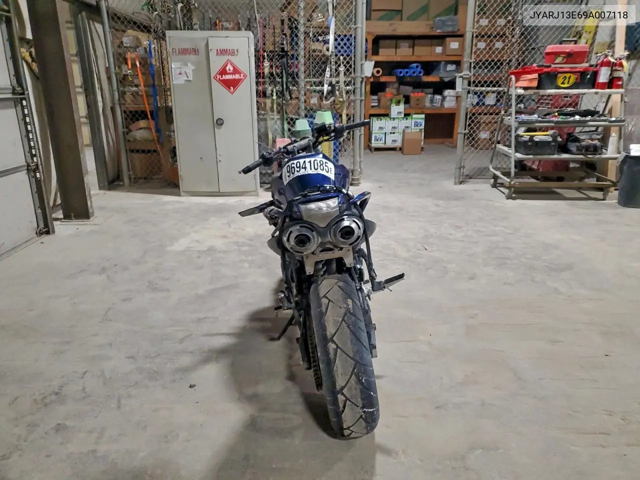 2009 Yamaha Fz6 Shg VIN: JYARJ13E69A007118 Lot: 58218016