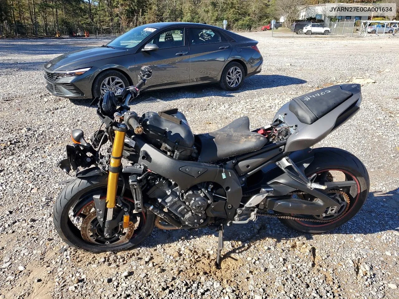 2012 Yamaha Fz8 N VIN: JYARN27E0CA001634 Lot: 81819844