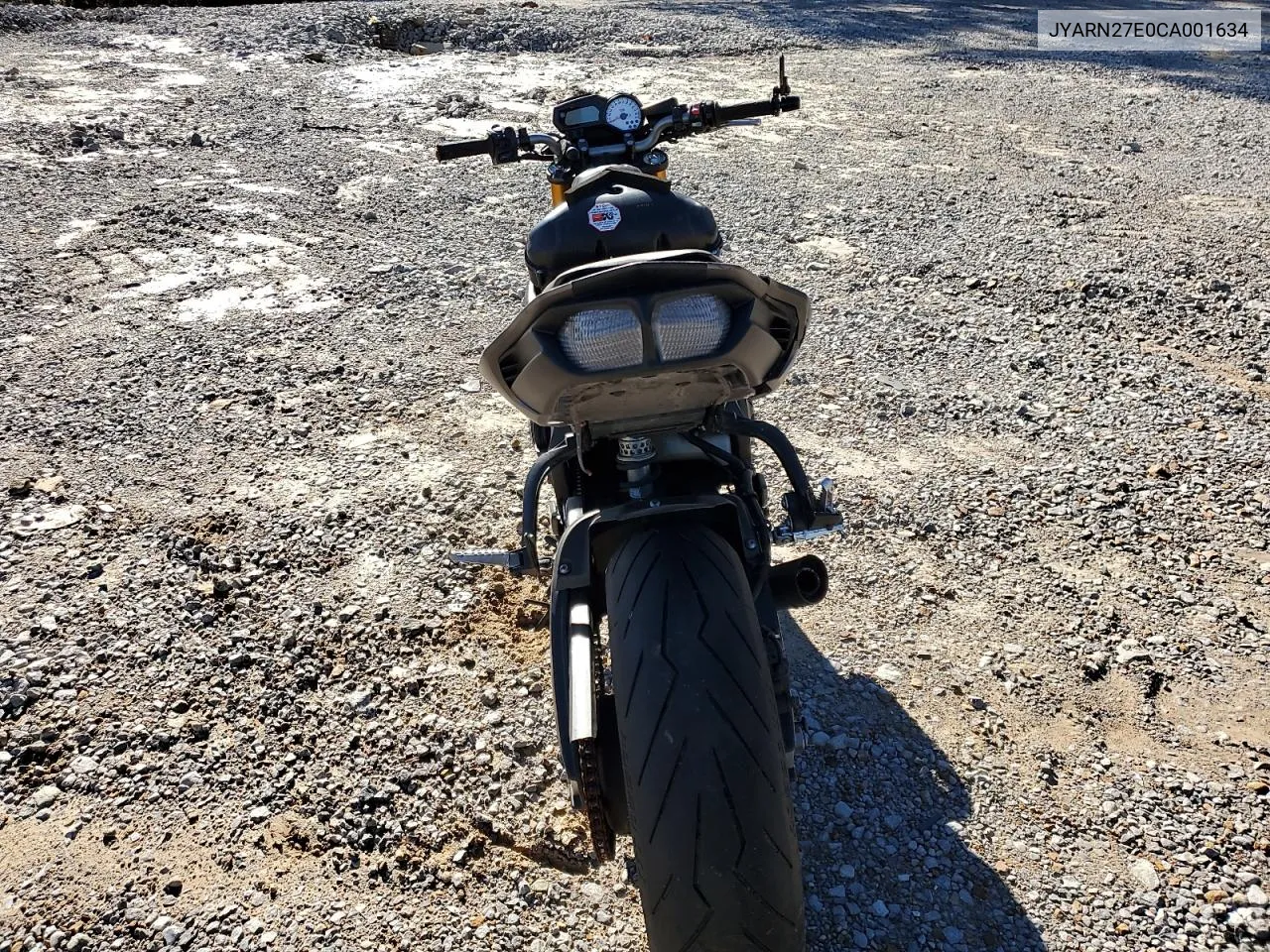 2012 Yamaha Fz8 N VIN: JYARN27E0CA001634 Lot: 81819844