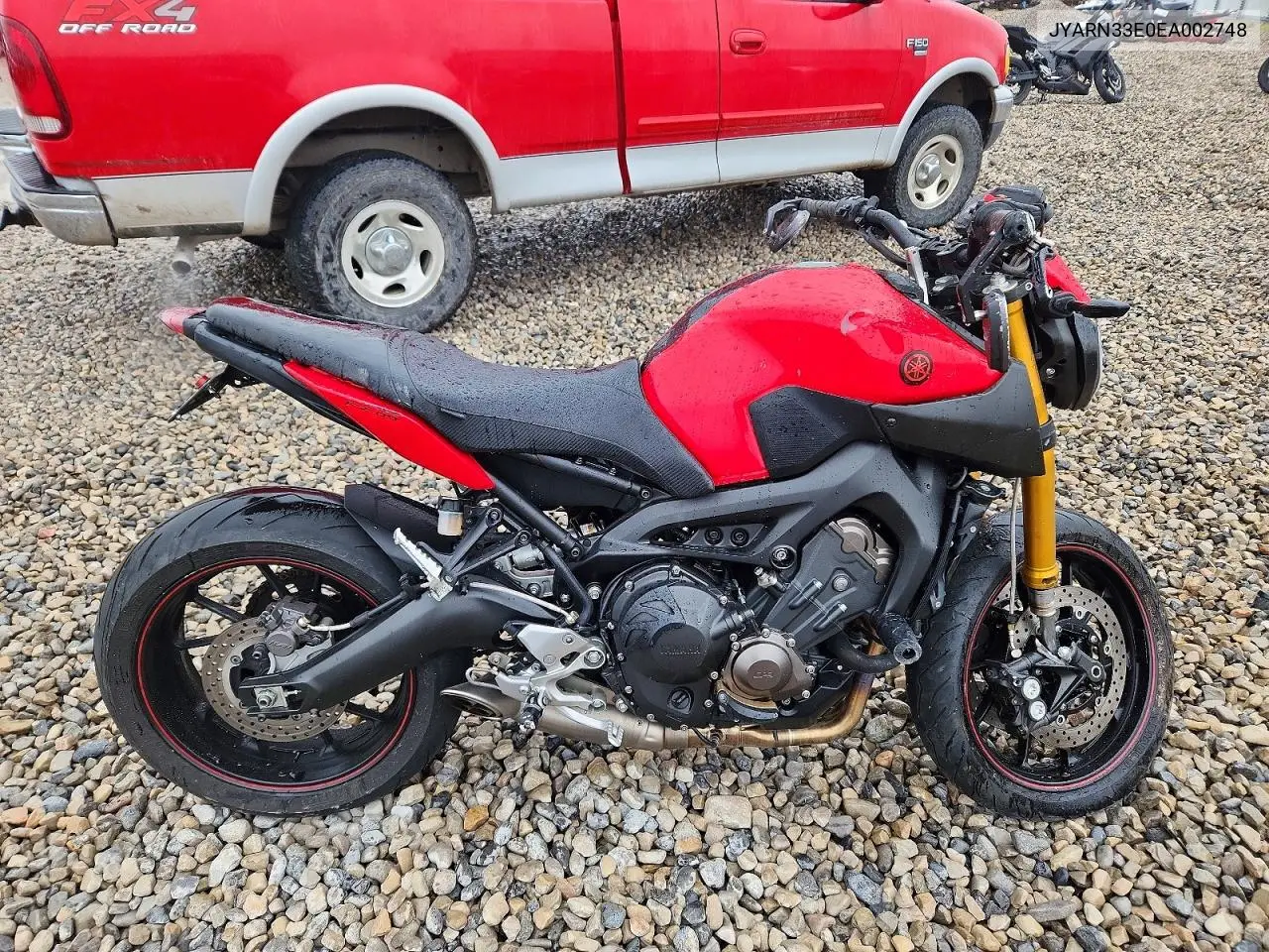 2014 Yamaha Fz09 VIN: JYARN33E0EA002748 Lot: 51294836