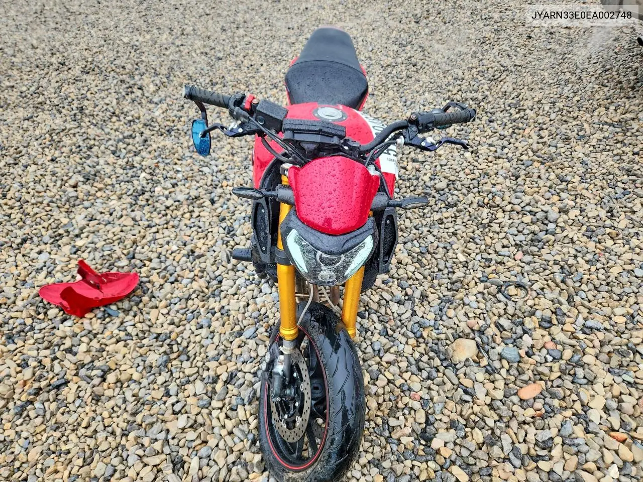 2014 Yamaha Fz09 VIN: JYARN33E0EA002748 Lot: 51294836