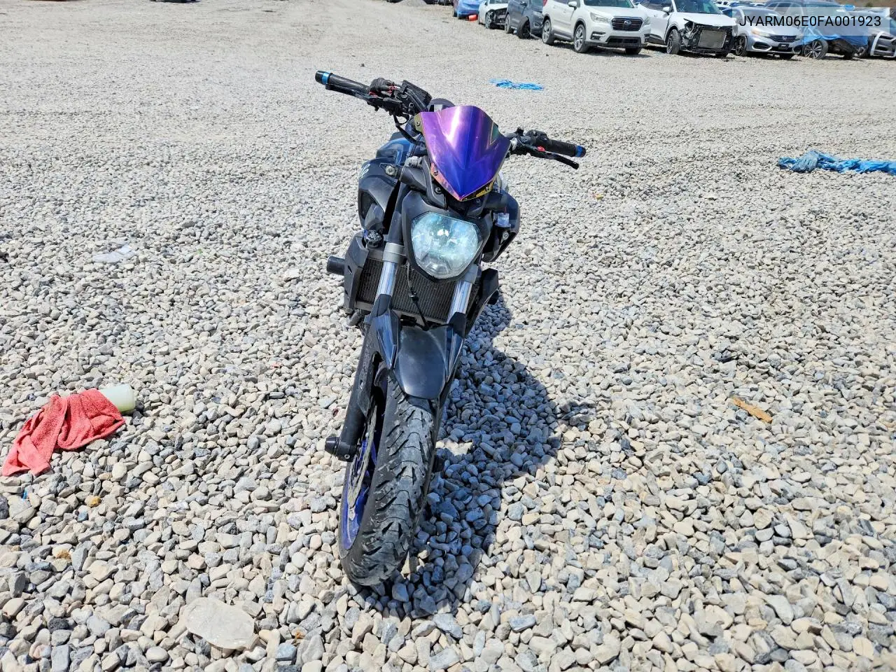 2015 Yamaha Fz07 VIN: JYARM06E0FA001923 Lot: 58994756