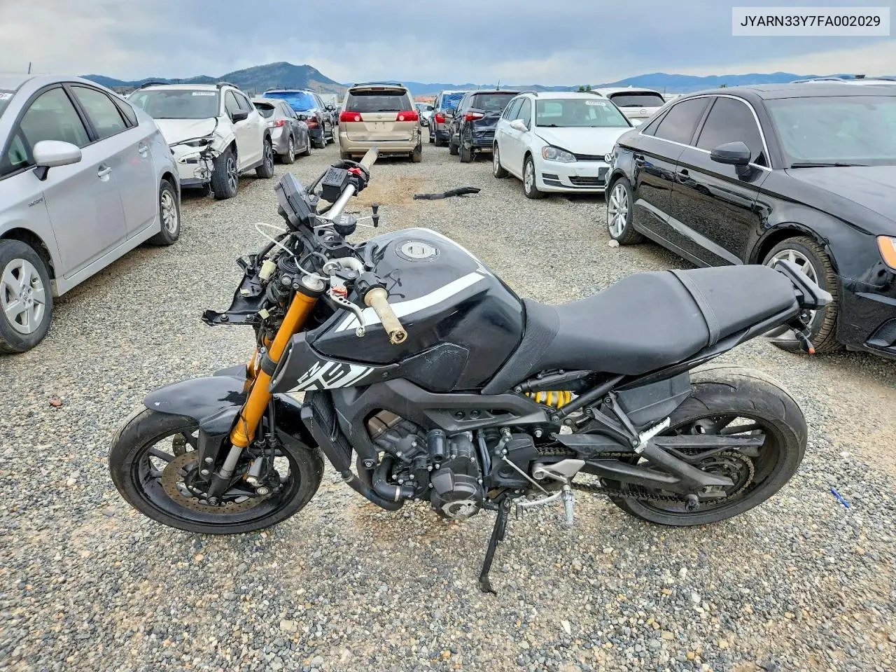 2015 Yamaha Fz09 C VIN: JYARN33Y7FA002029 Lot: 59576036