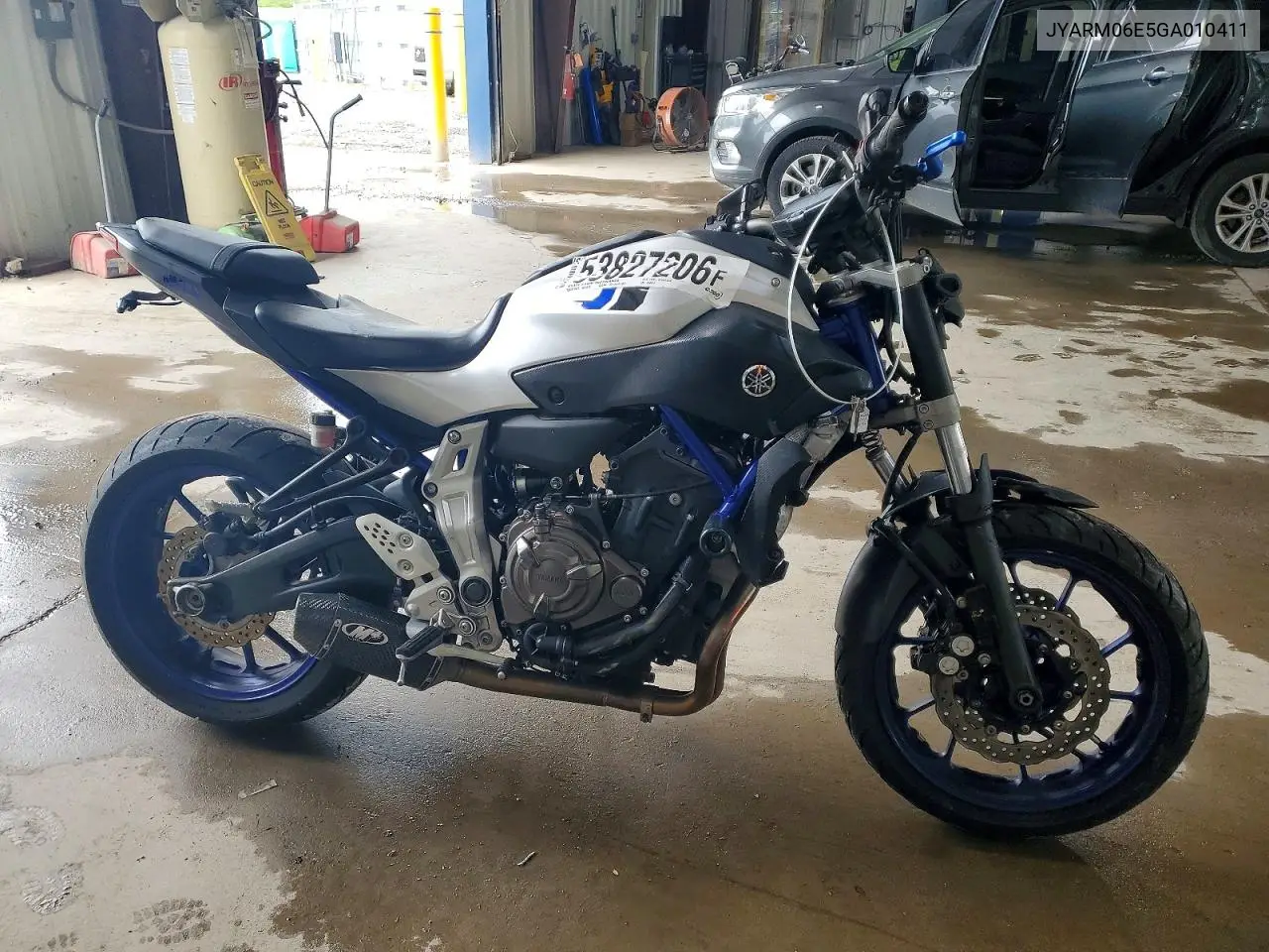 2016 Yamaha Fz07 VIN: JYARM06E5GA010411 Lot: 53827206