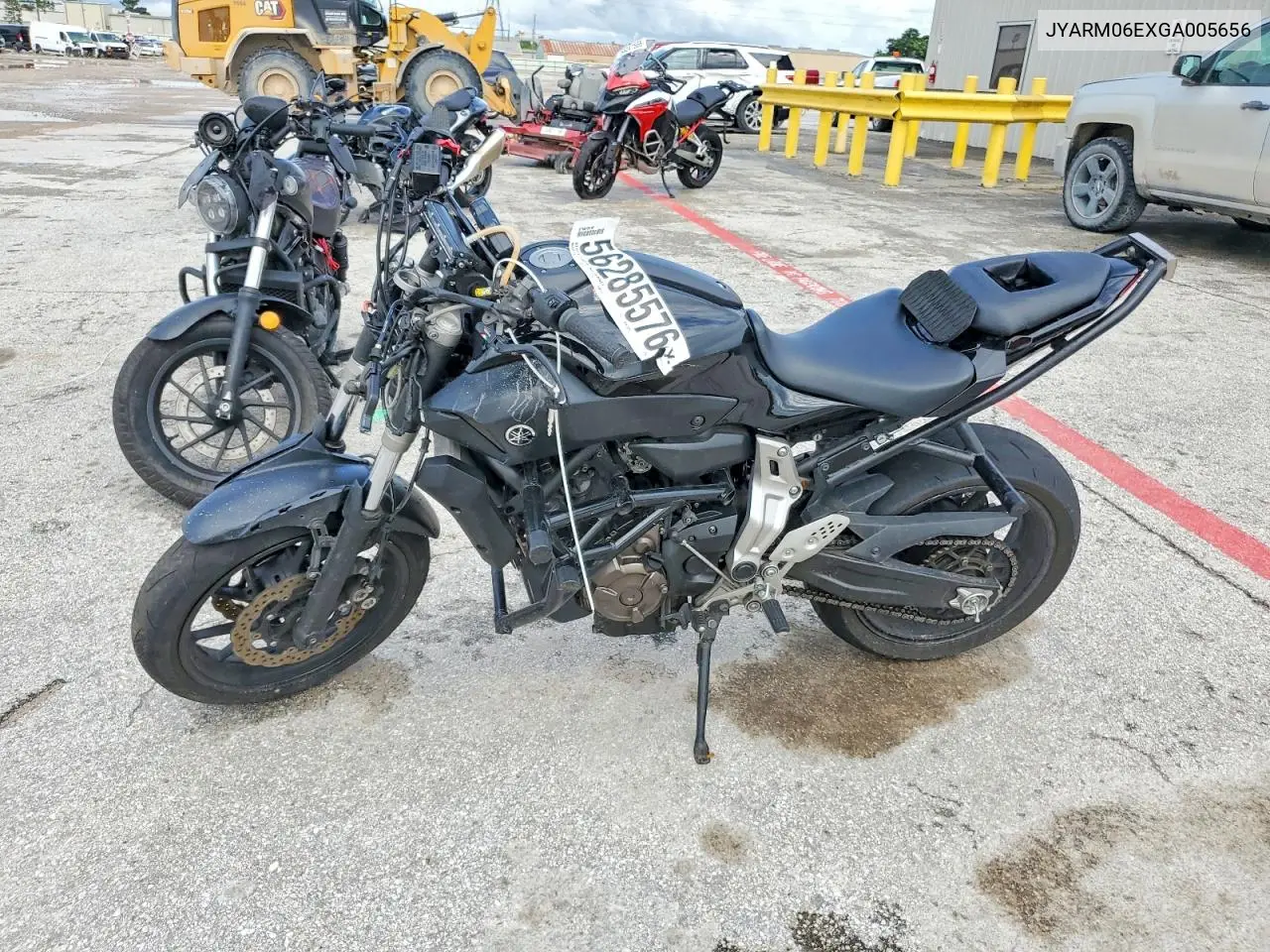 2016 Yamaha Fz07 VIN: JYARM06EXGA005656 Lot: 56285576