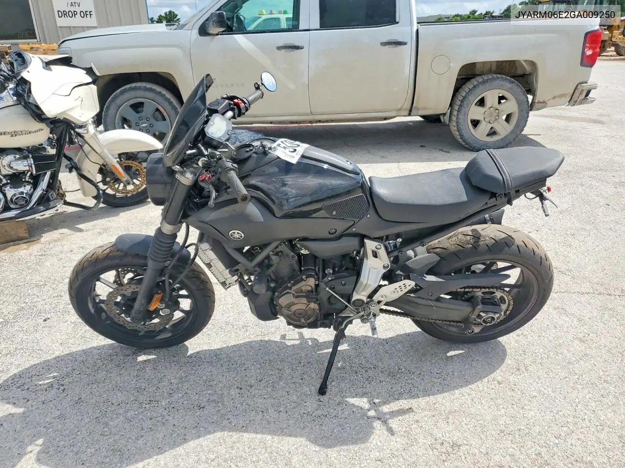 2016 Yamaha Fz07 VIN: JYARM06E2GA009250 Lot: 56956296