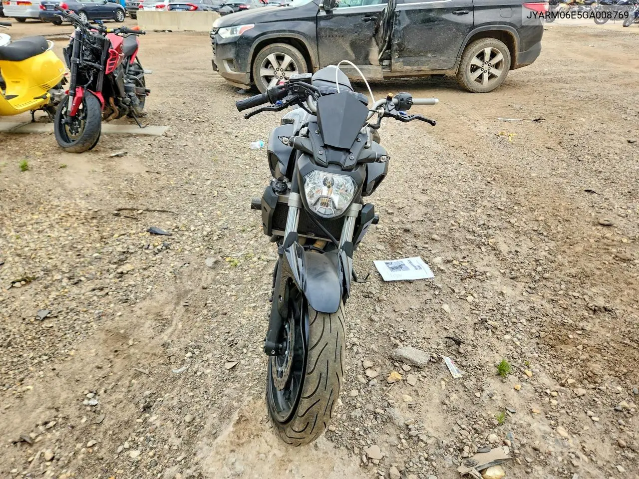 2016 Yamaha Fz07 VIN: JYARM06E5GA008769 Lot: 60192896