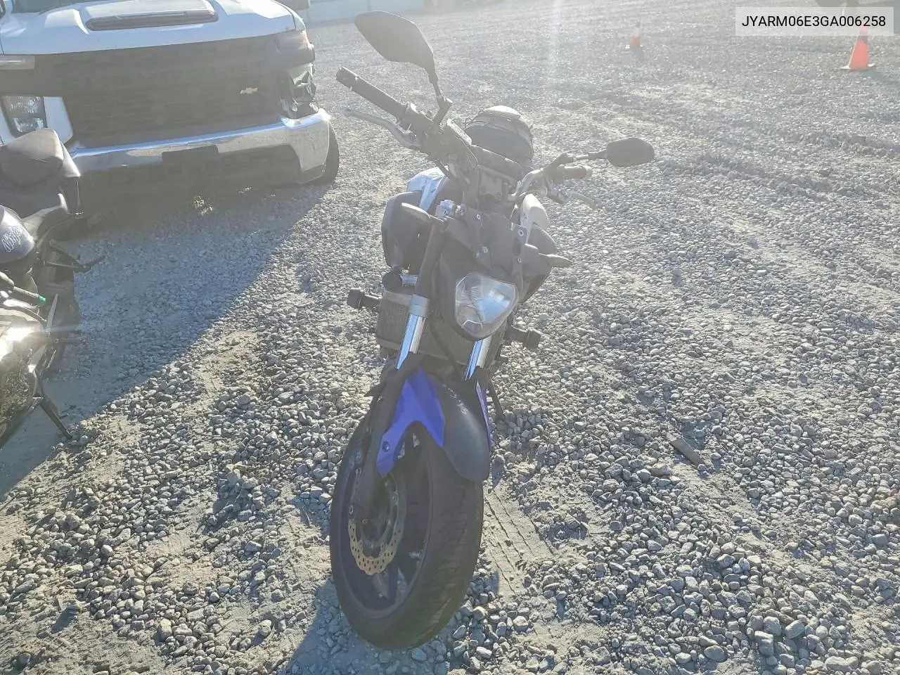 2016 Yamaha Fz07 VIN: JYARM06E3GA006258 Lot: 77327655