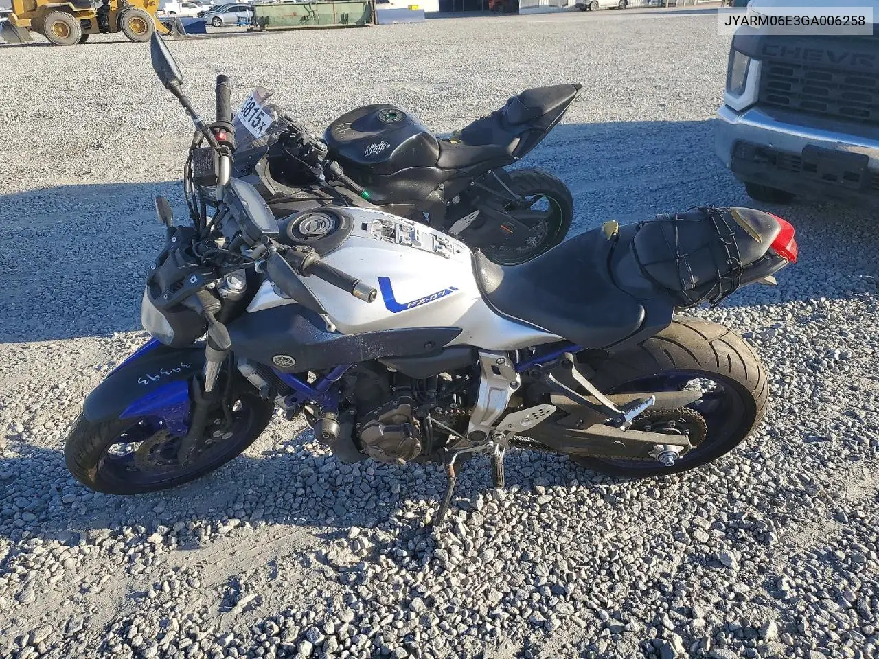 2016 Yamaha Fz07 VIN: JYARM06E3GA006258 Lot: 77327655