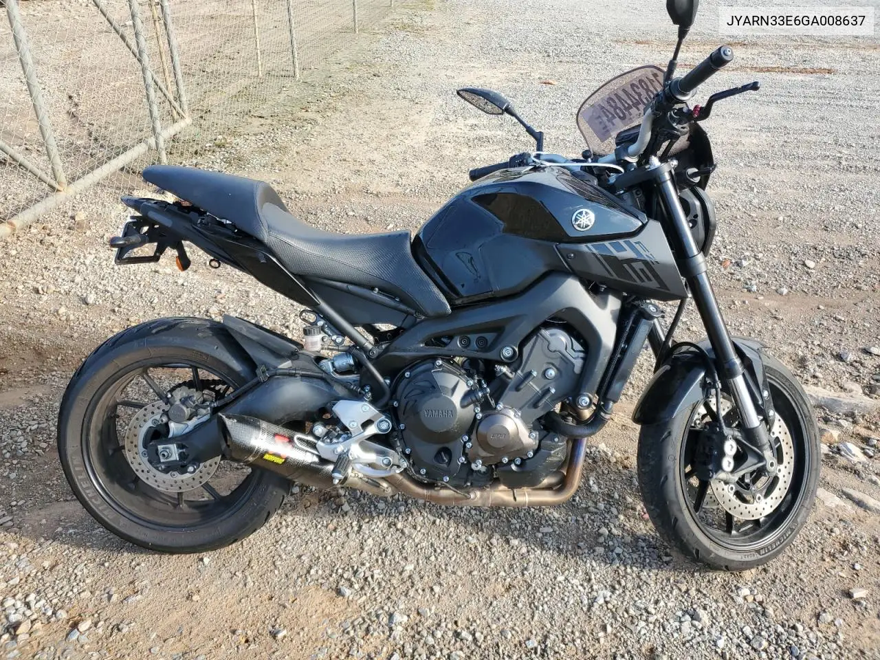 2016 Yamaha Fz09 VIN: JYARN33E6GA008637 Lot: 85561835