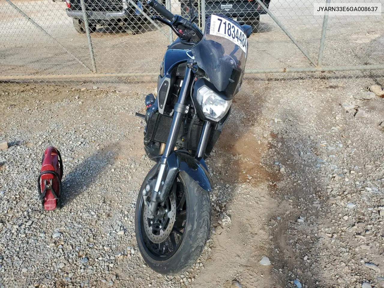 2016 Yamaha Fz09 VIN: JYARN33E6GA008637 Lot: 85561835