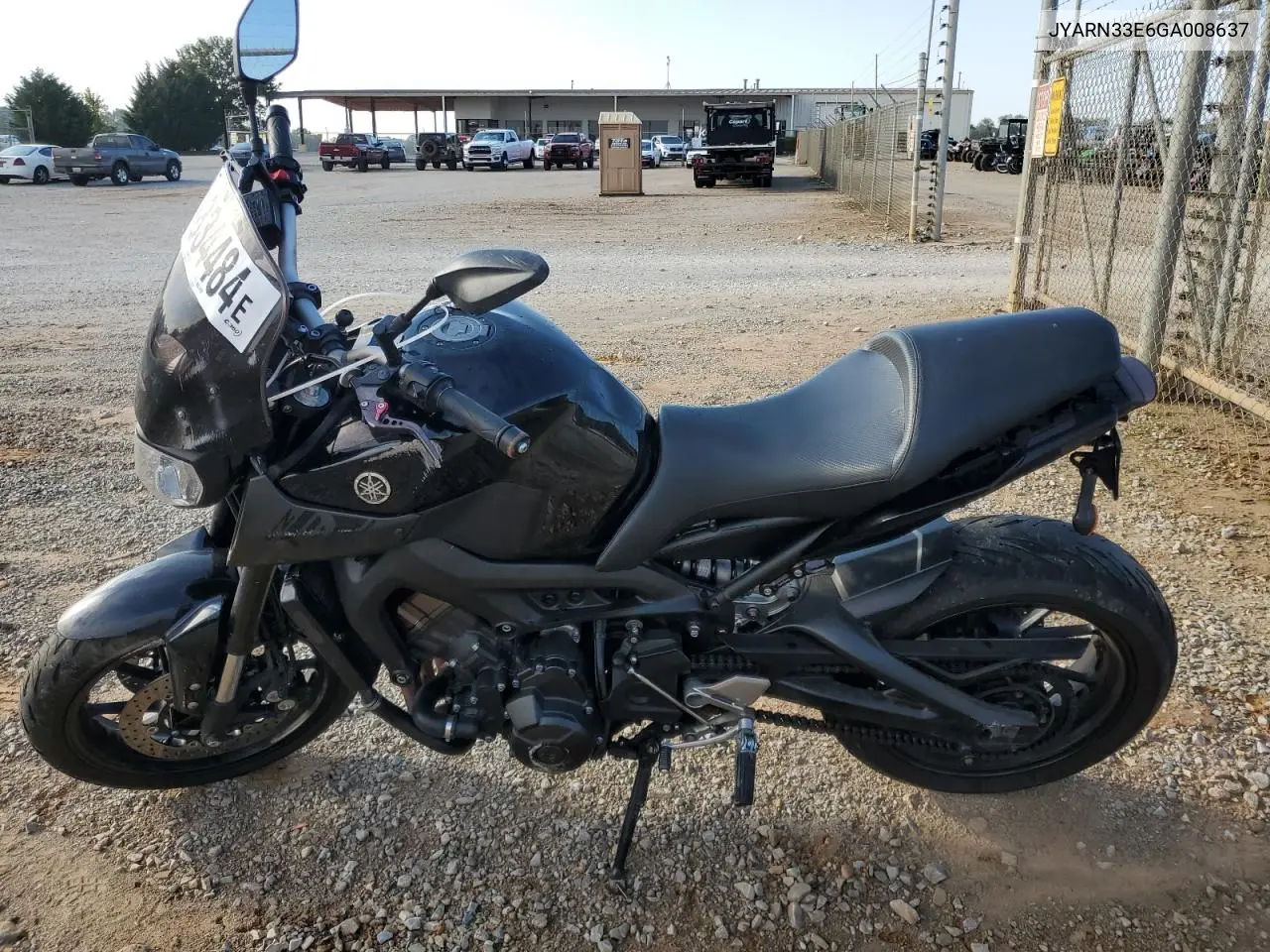 2016 Yamaha Fz09 VIN: JYARN33E6GA008637 Lot: 85561835