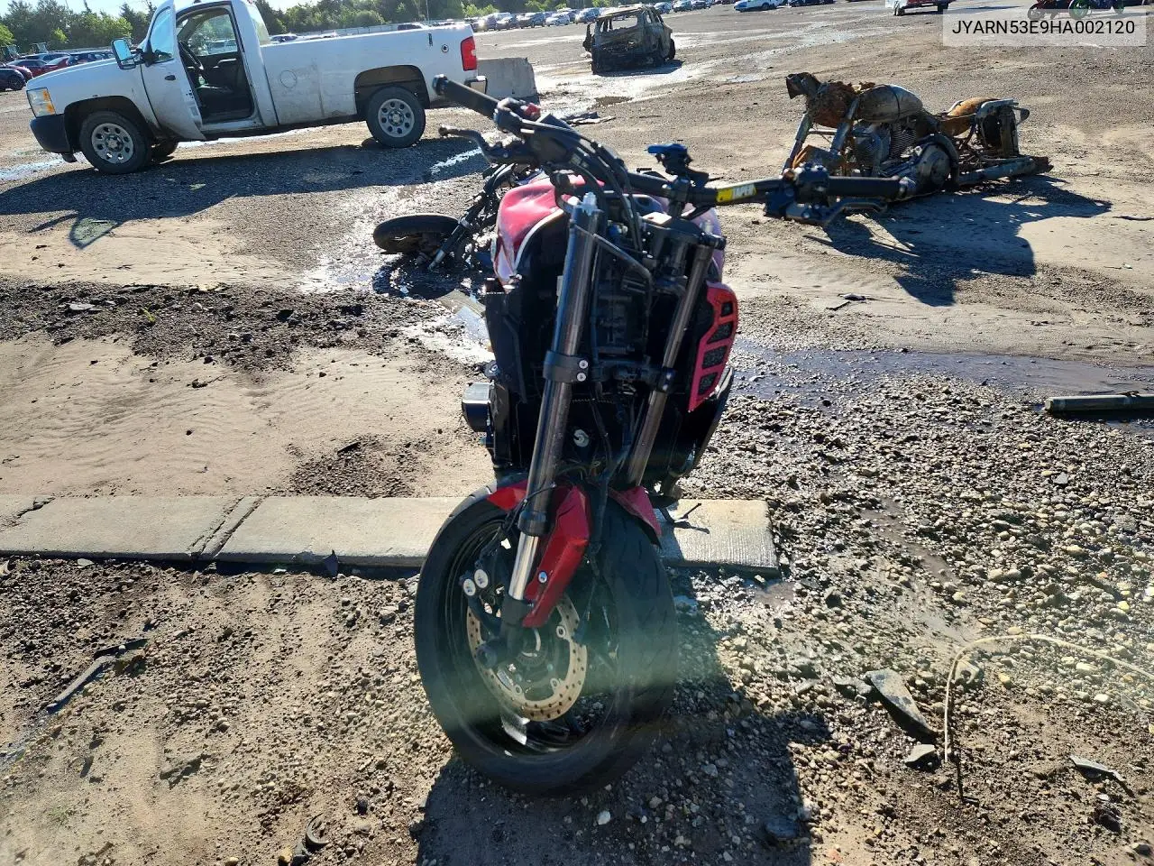 2017 Yamaha Fz09 VIN: JYARN53E9HA002120 Lot: 57209676