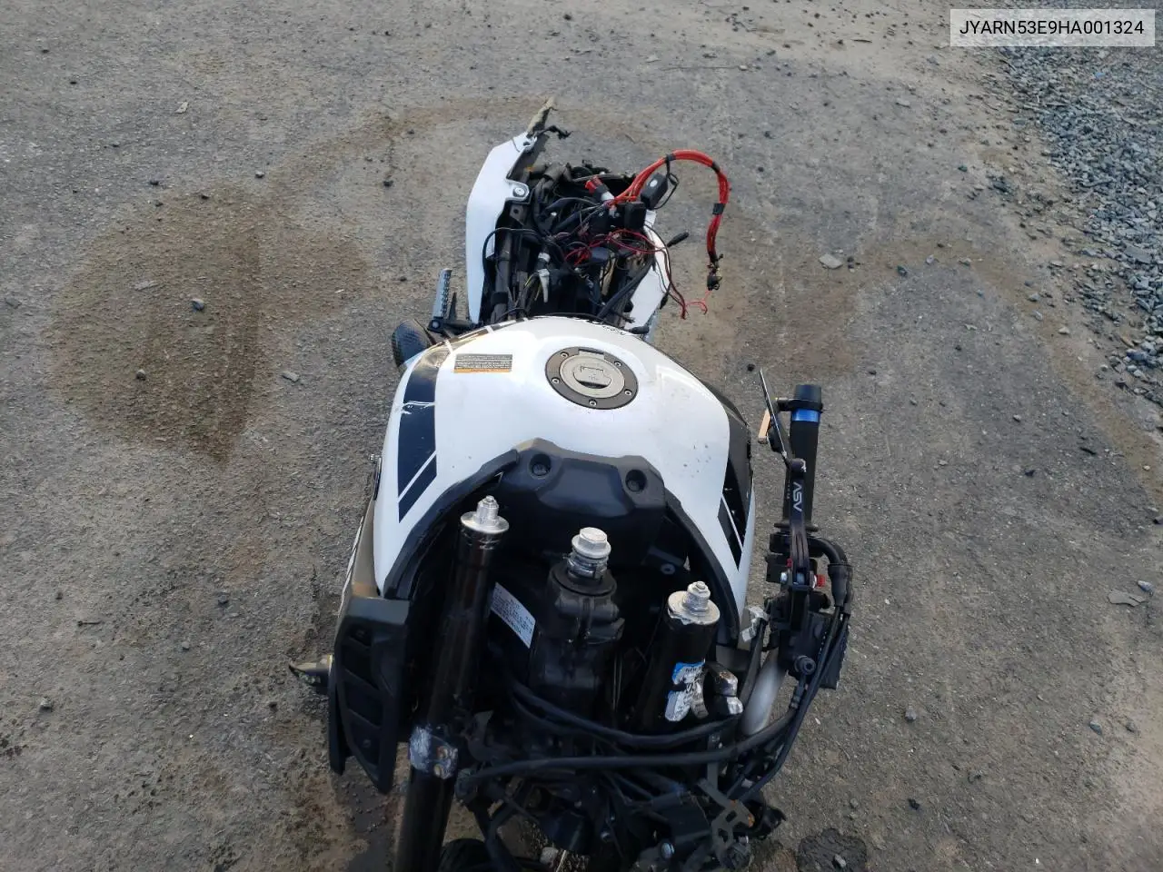 2017 Yamaha Fz09 VIN: JYARN53E9HA001324 Lot: 90643895