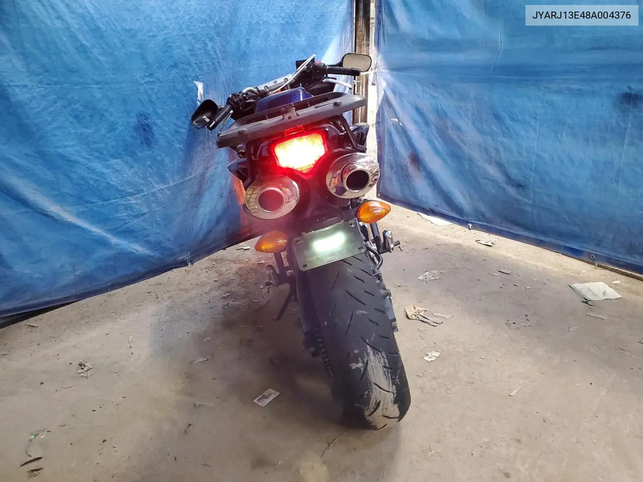 2008 Yamaha Fz6 Shg VIN: JYARJ13E48A004376 Lot: 56948936