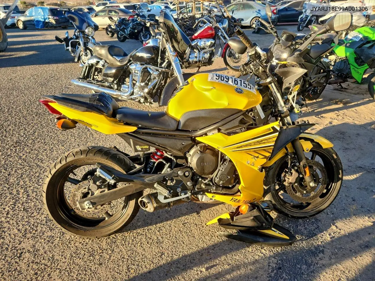 2009 Yamaha Fz6 R VIN: JYARJ18E99A001306 Lot: 51622006