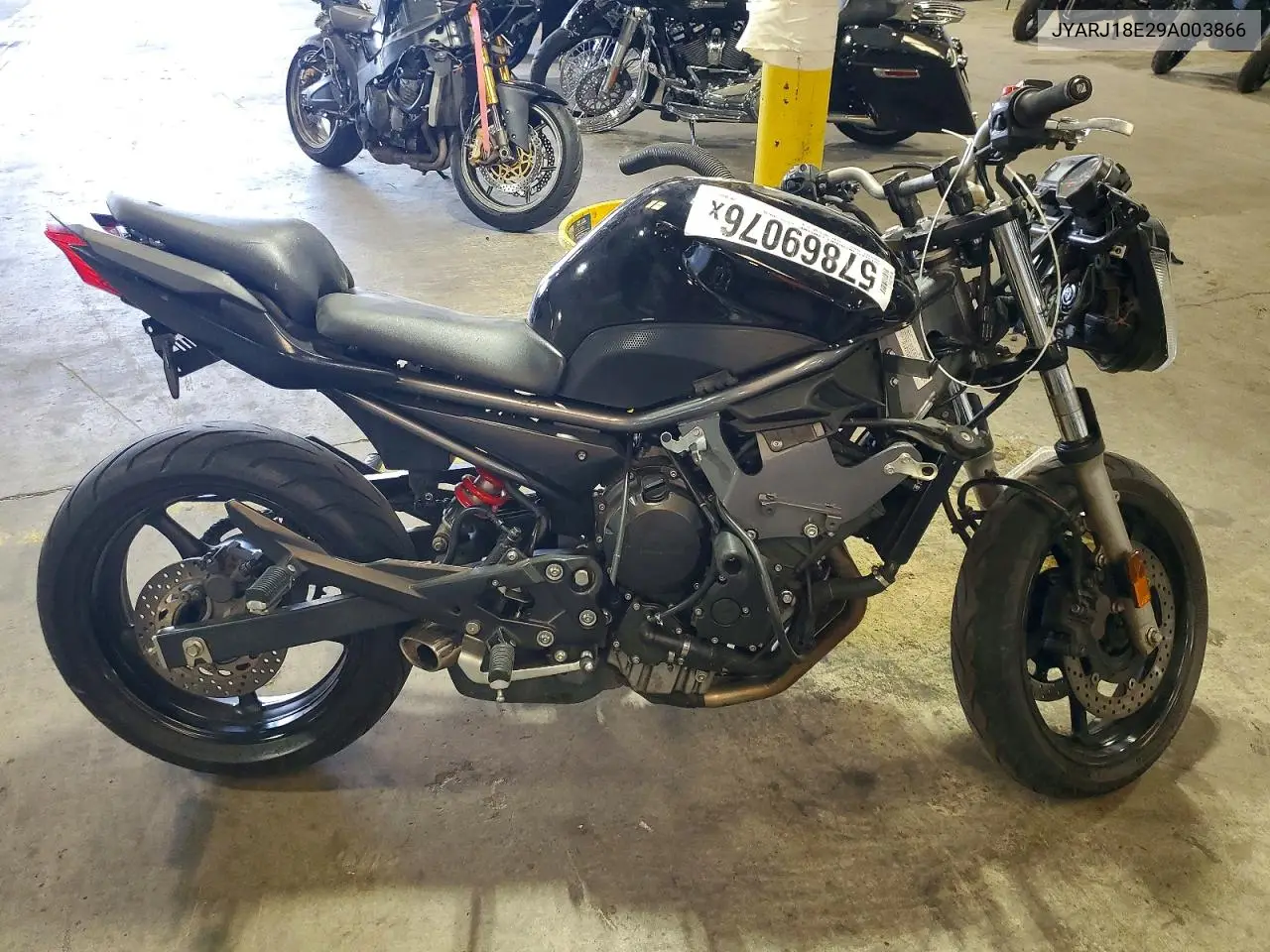 2009 Yamaha Fz6 R VIN: JYARJ18E29A003866 Lot: 57869076