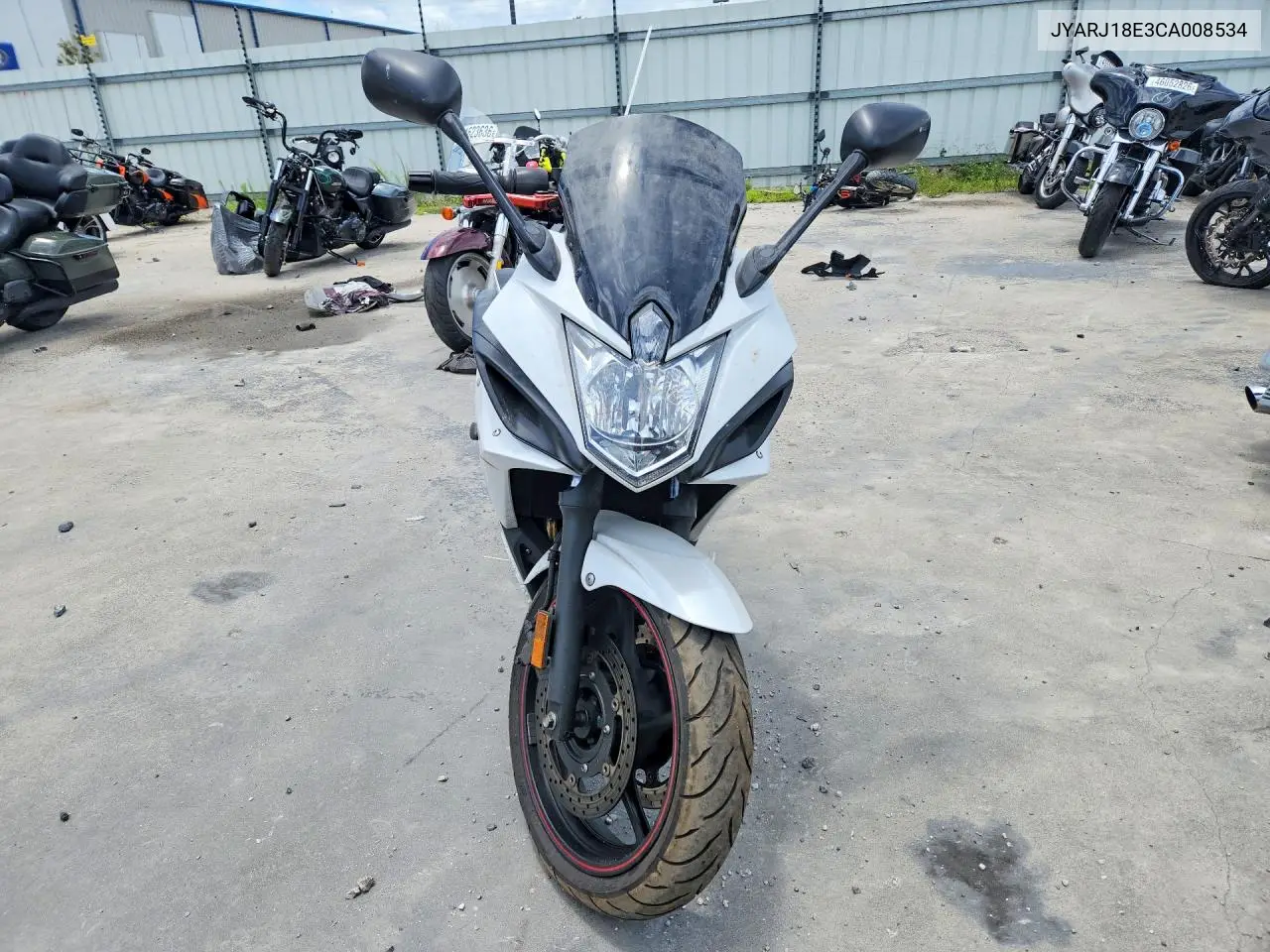 2012 Yamaha Fz6 R VIN: JYARJ18E3CA008534 Lot: 56319076