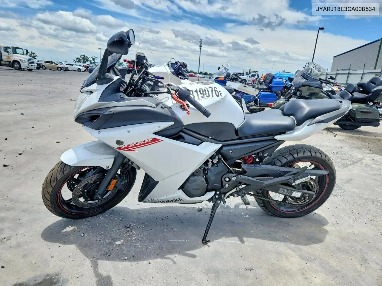 2012 Yamaha Fz6 R VIN: JYARJ18E3CA008534 Lot: 56319076
