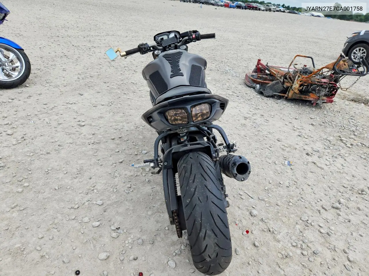 2012 Yamaha Fz8 N VIN: JYARN27E7CA001758 Lot: 58832826