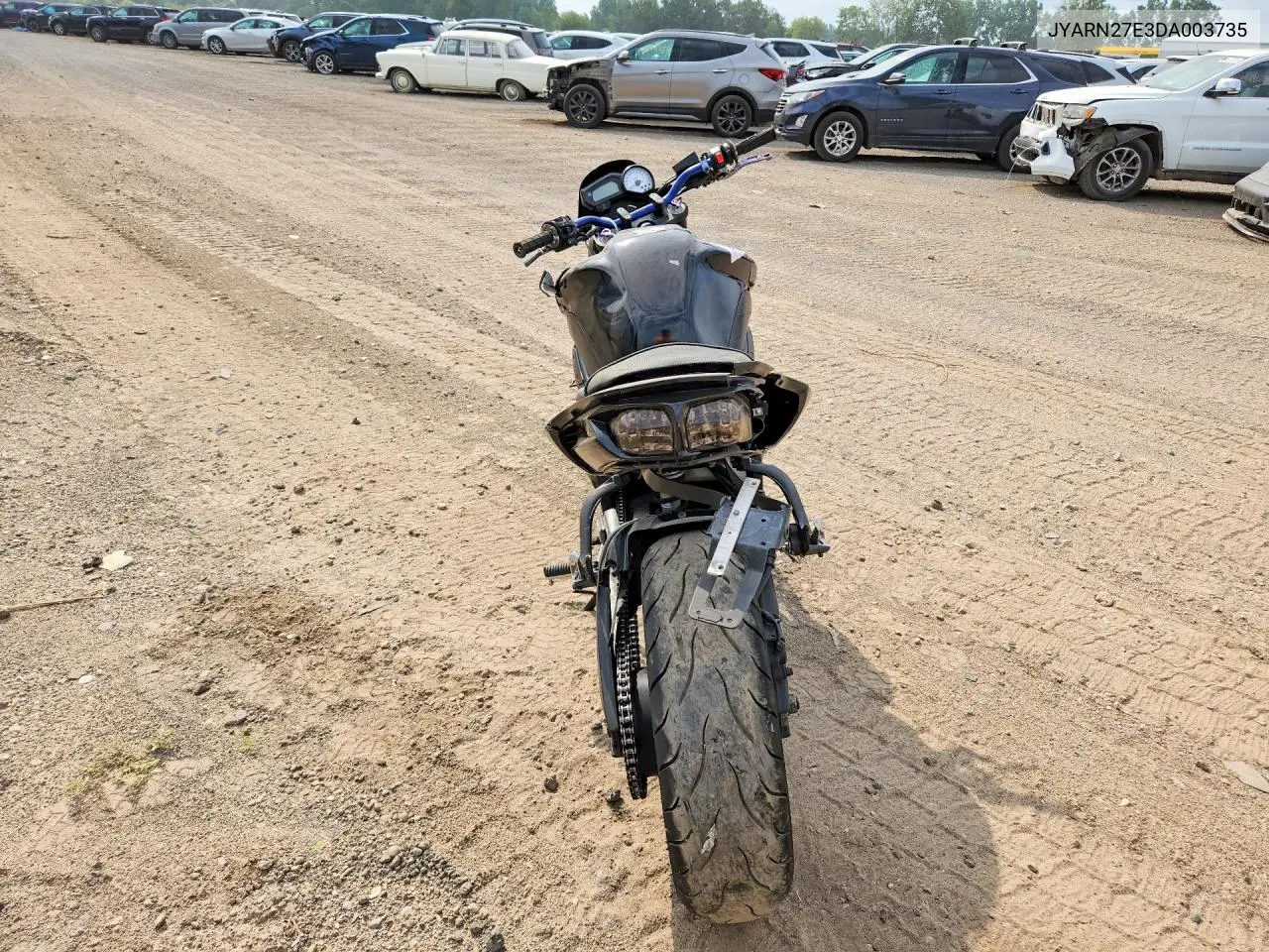 2013 Yamaha Fz8 N VIN: JYARN27E3DA003735 Lot: 61943236