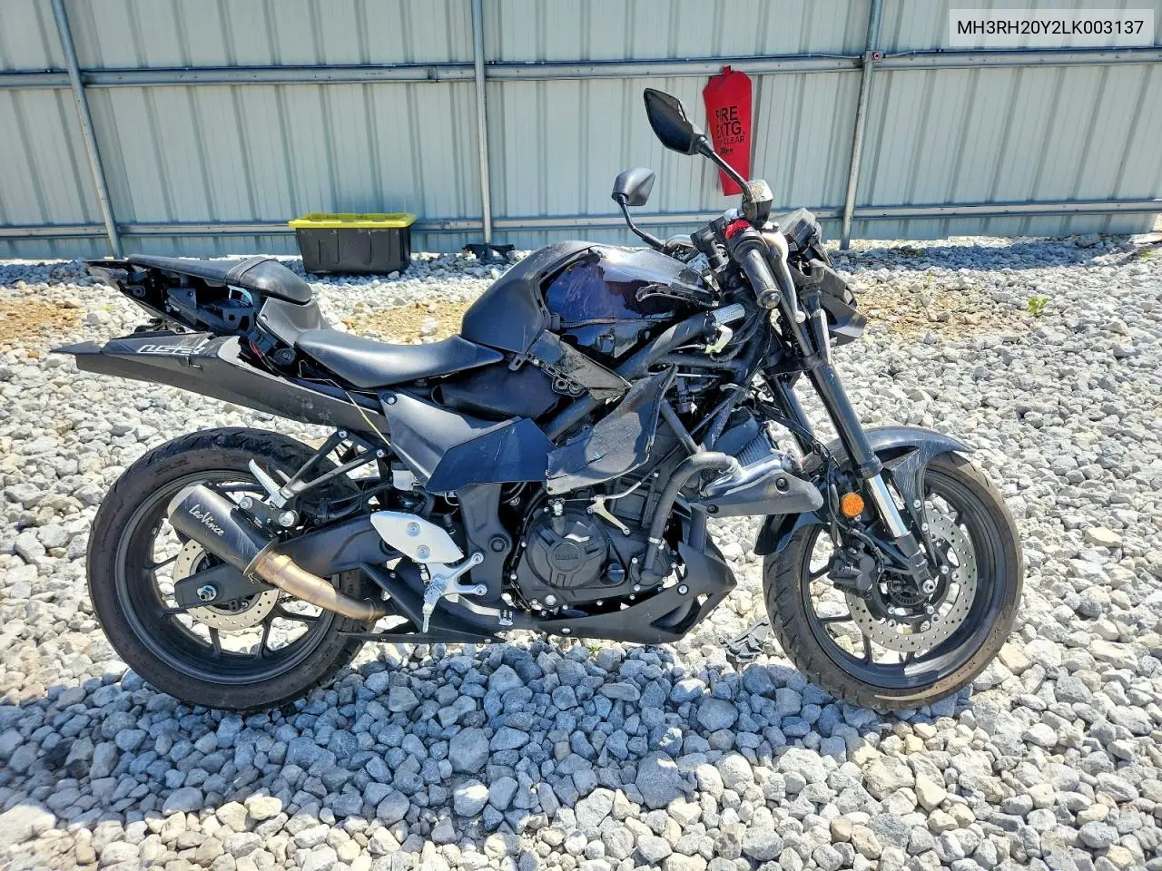 2020 Yamaha Mt-03 VIN: MH3RH20Y2LK003137 Lot: 59249426
