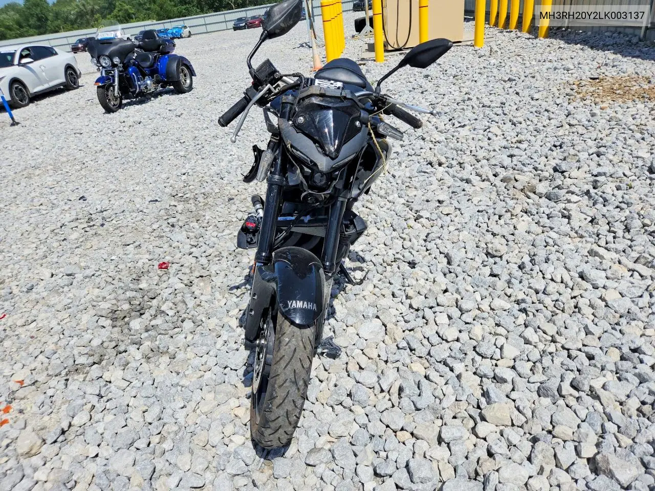 2020 Yamaha Mt-03 VIN: MH3RH20Y2LK003137 Lot: 59249426