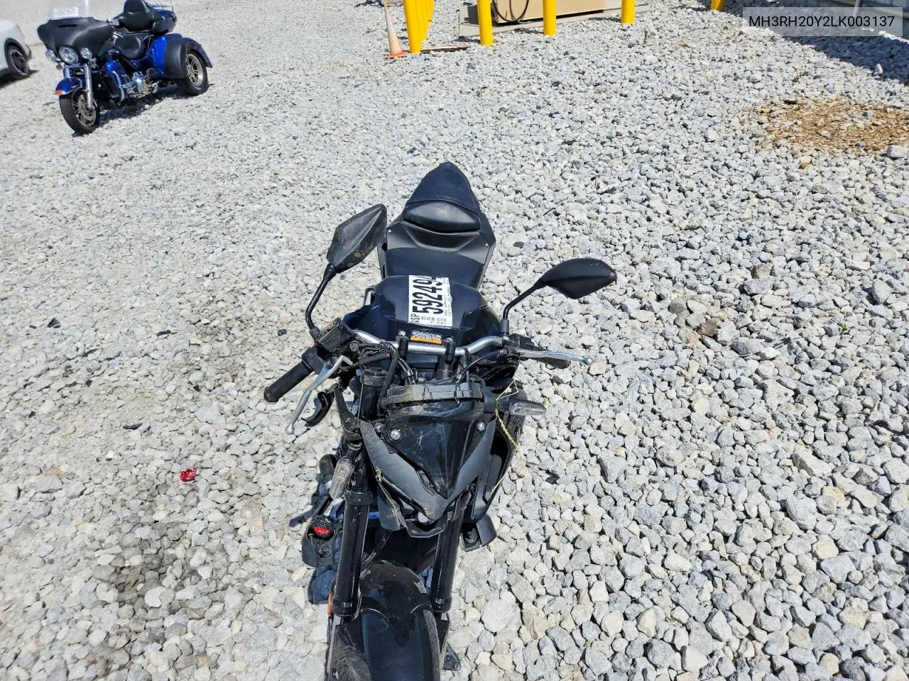 2020 Yamaha Mt-03 VIN: MH3RH20Y2LK003137 Lot: 59249426