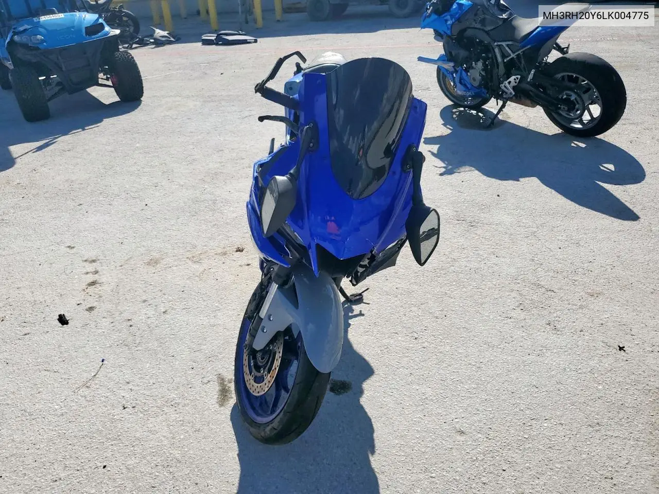 2020 Yamaha Mt-03 VIN: MH3RH20Y6LK004775 Lot: 92634585