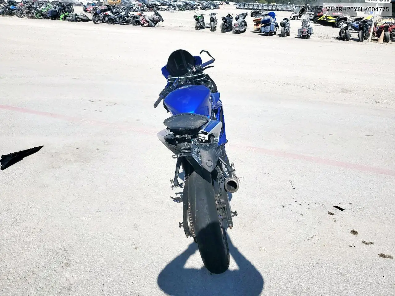 2020 Yamaha Mt-03 VIN: MH3RH20Y6LK004775 Lot: 92634585