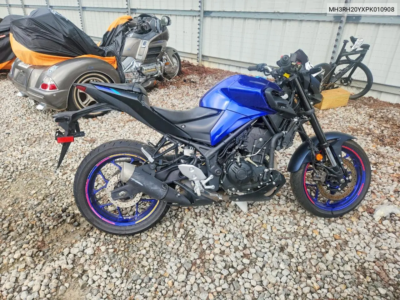 2023 Yamaha Mt-03 VIN: MH3RH20YXPK010908 Lot: 58128366