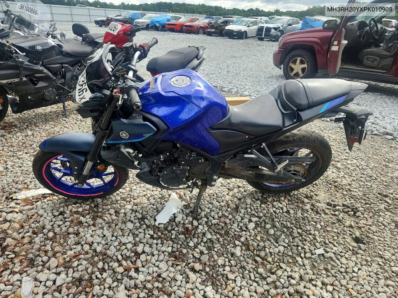 2023 Yamaha Mt-03 VIN: MH3RH20YXPK010908 Lot: 58128366