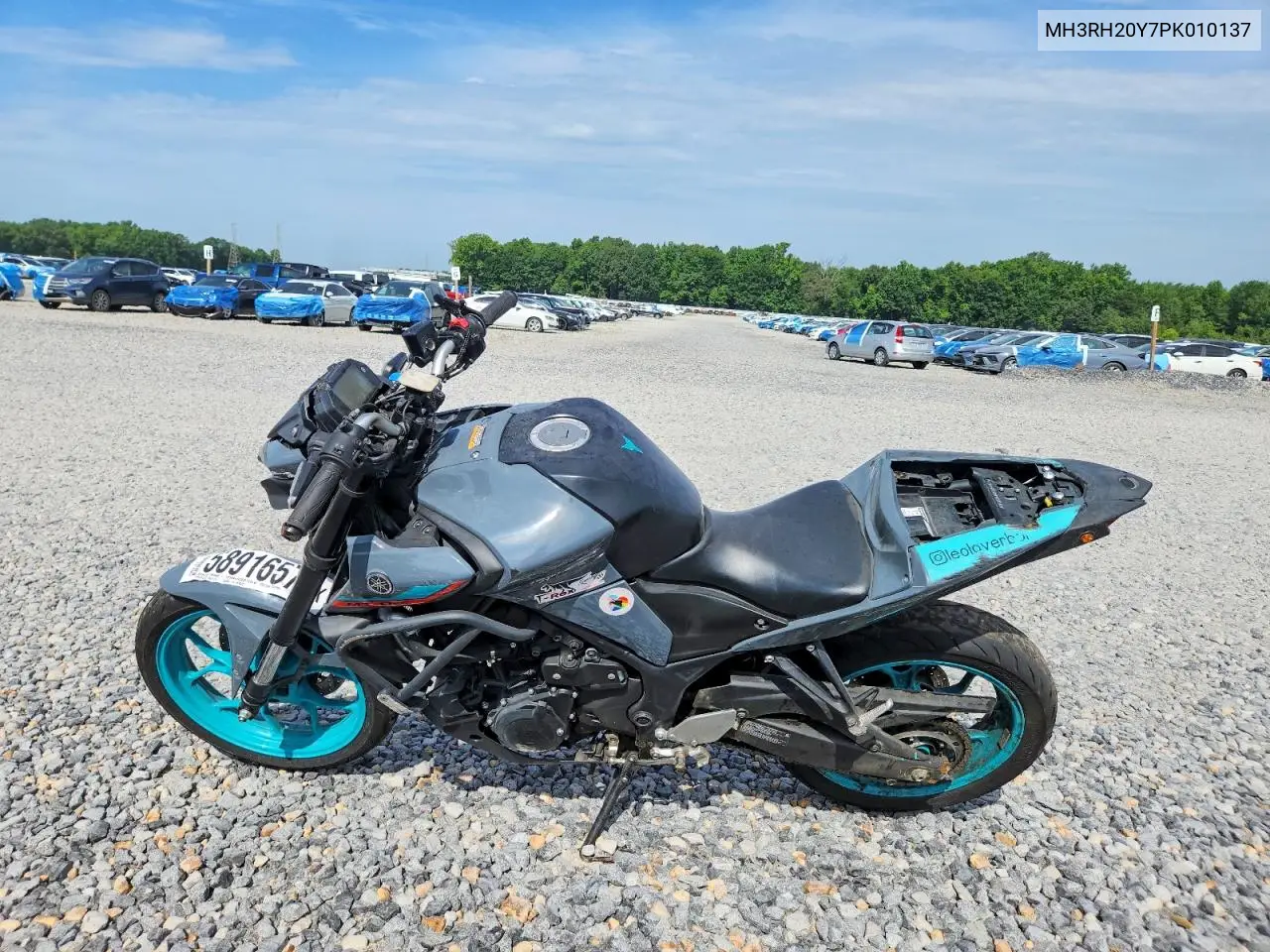 2023 Yamaha Mt-03 VIN: MH3RH20Y7PK010137 Lot: 58916576
