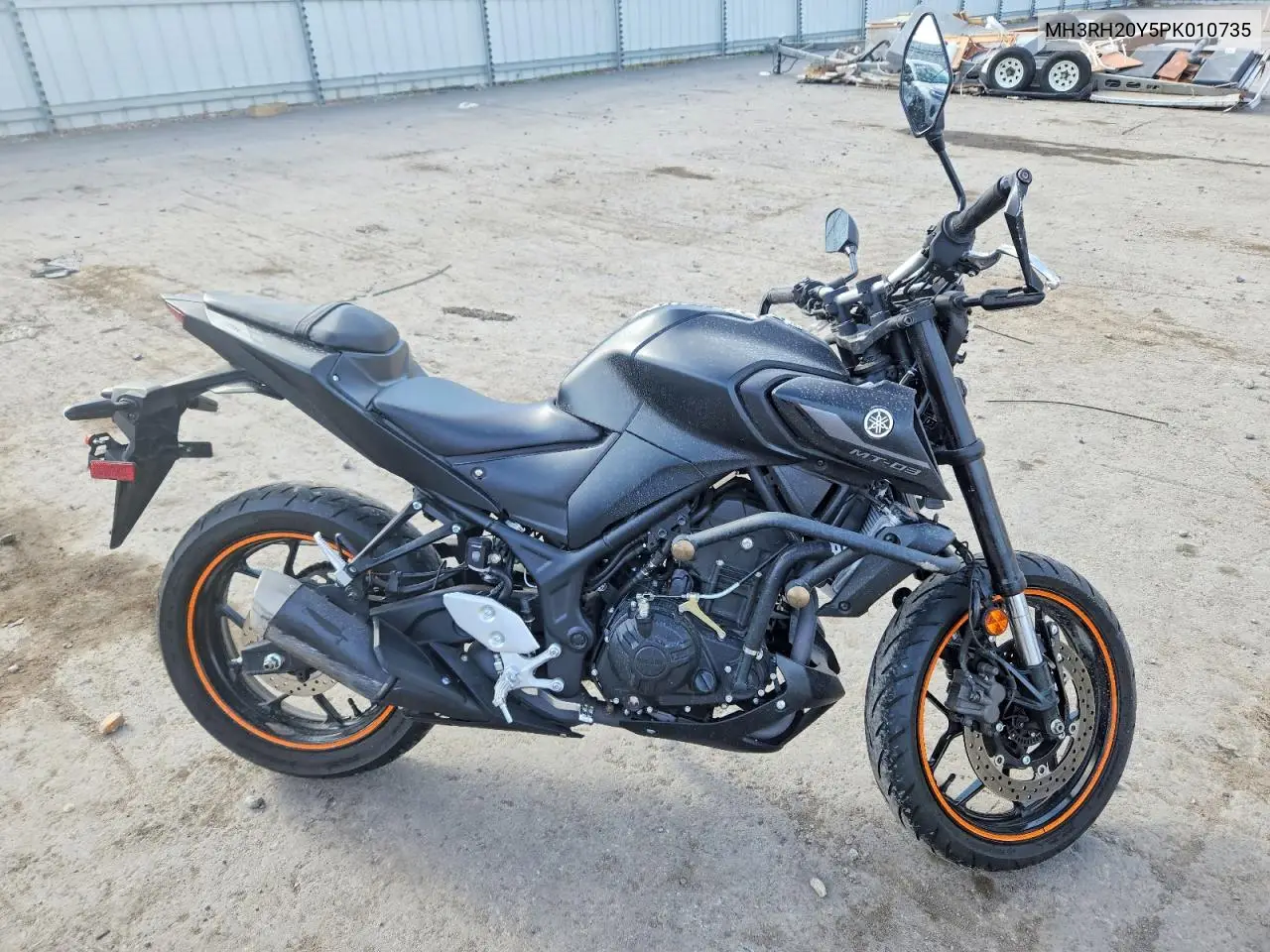 2023 Yamaha Mt-03 VIN: MH3RH20Y5PK010735 Lot: 59297216