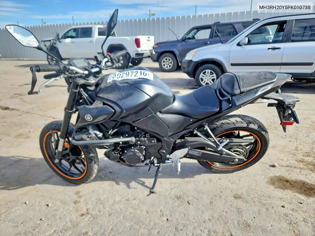 2023 Yamaha Mt-03 VIN: MH3RH20Y5PK010735 Lot: 59297216