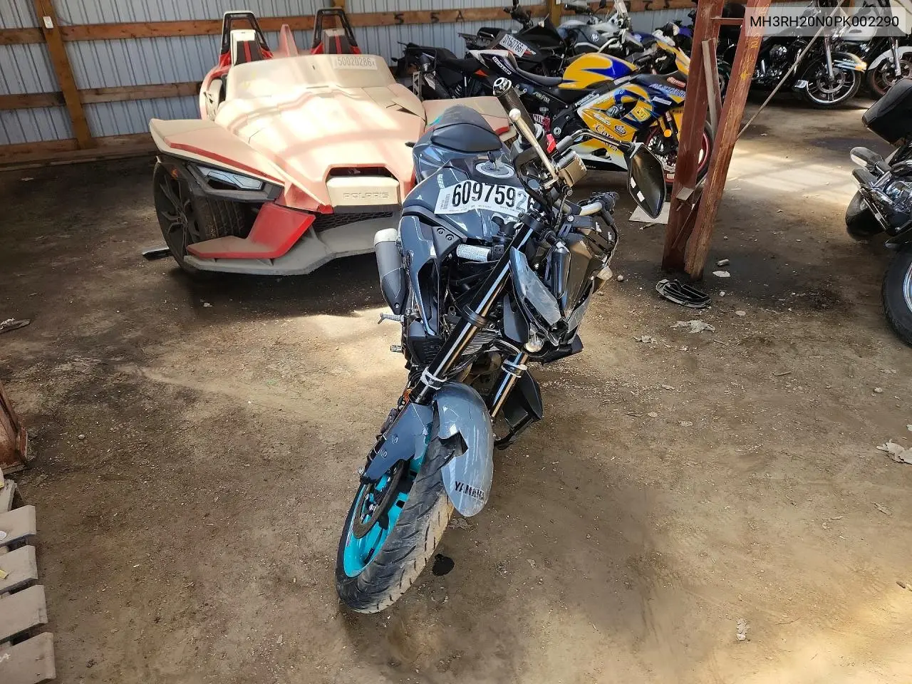 2023 Yamaha Mt-03 VIN: MH3RH20N0PK002290 Lot: 60975926