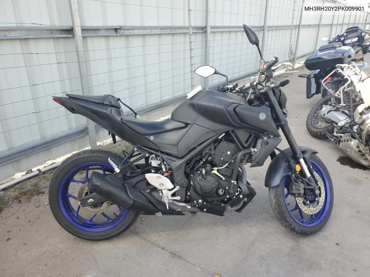 2023 Yamaha Mt-03 VIN: MH3RH20Y2PK009901 Lot: 63513005