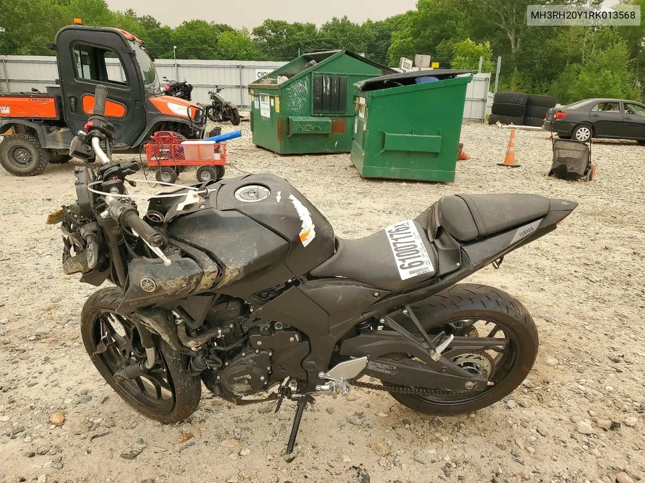 2024 Yamaha Mt-03 VIN: MH3RH20Y1RK013568 Lot: 61007176