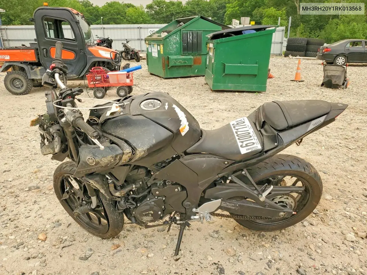 2024 Yamaha Mt-03 VIN: MH3RH20Y1RK013568 Lot: 61007176