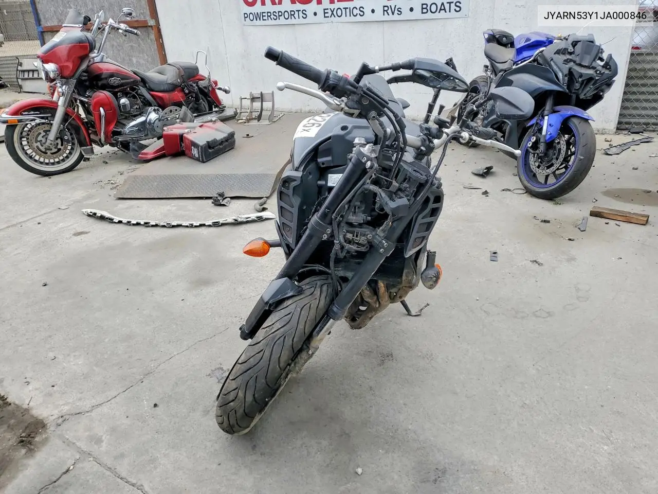 2018 Yamaha Mt09 C VIN: JYARN53Y1JA000846 Lot: 59302226