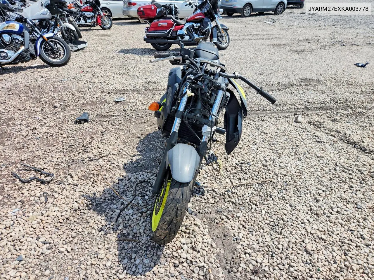 2019 Yamaha Mt07 VIN: JYARM27EXKA003778 Lot: 57072206