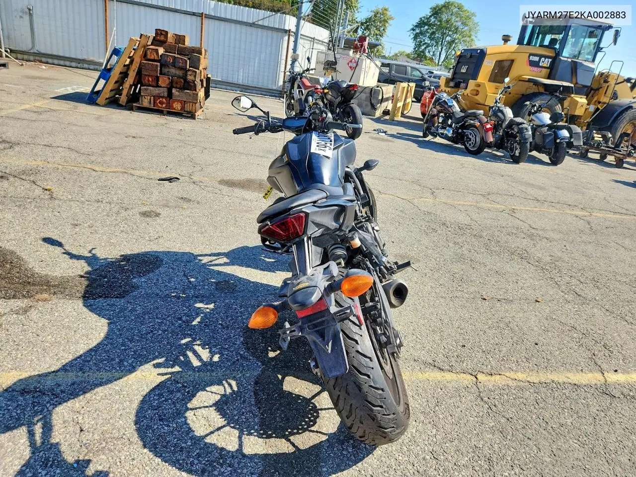 2019 Yamaha Mt07 VIN: JYARM27E2KA002883 Lot: 58081756