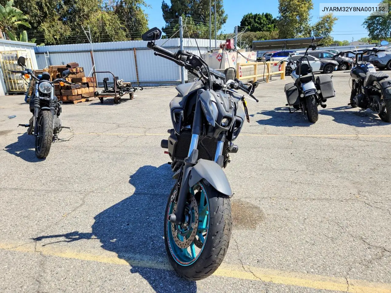 2022 Yamaha Mt07 C VIN: JYARM32Y8NA001152 Lot: 62090266