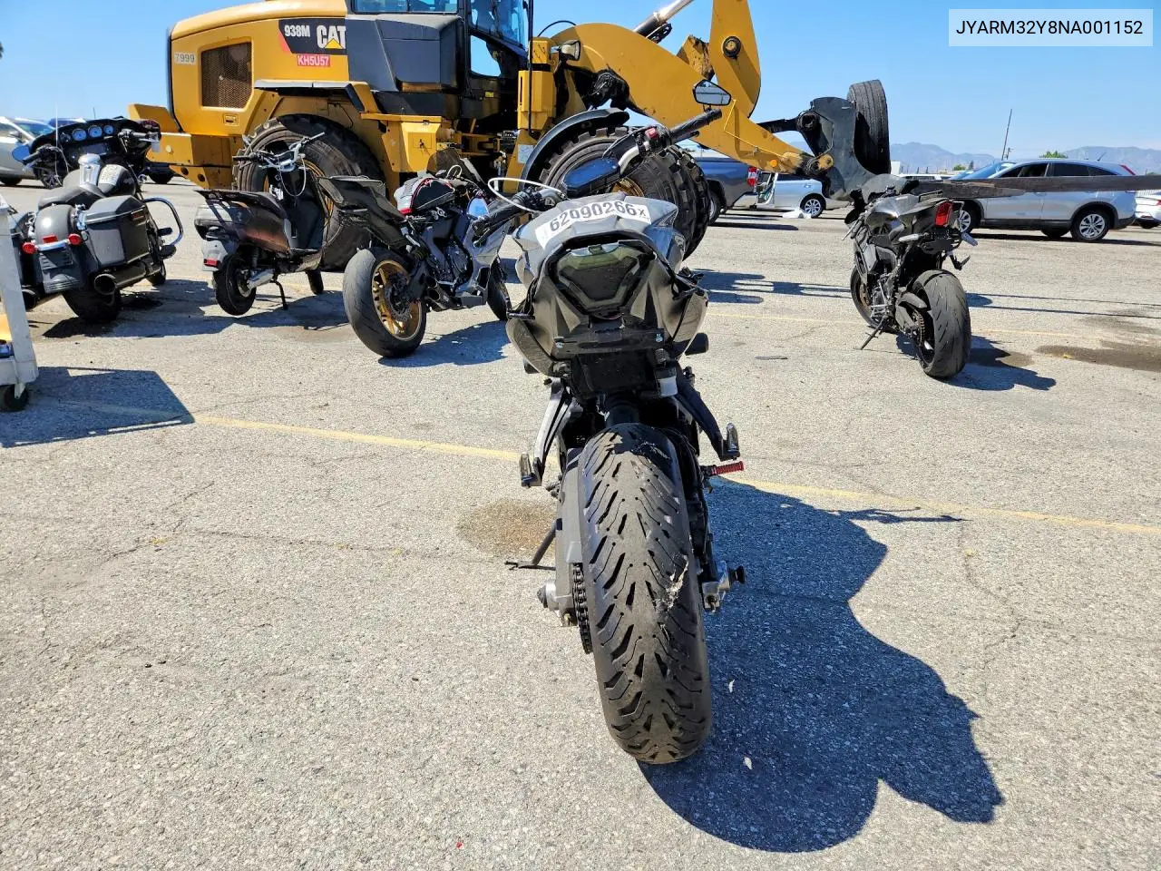 2022 Yamaha Mt07 C VIN: JYARM32Y8NA001152 Lot: 62090266