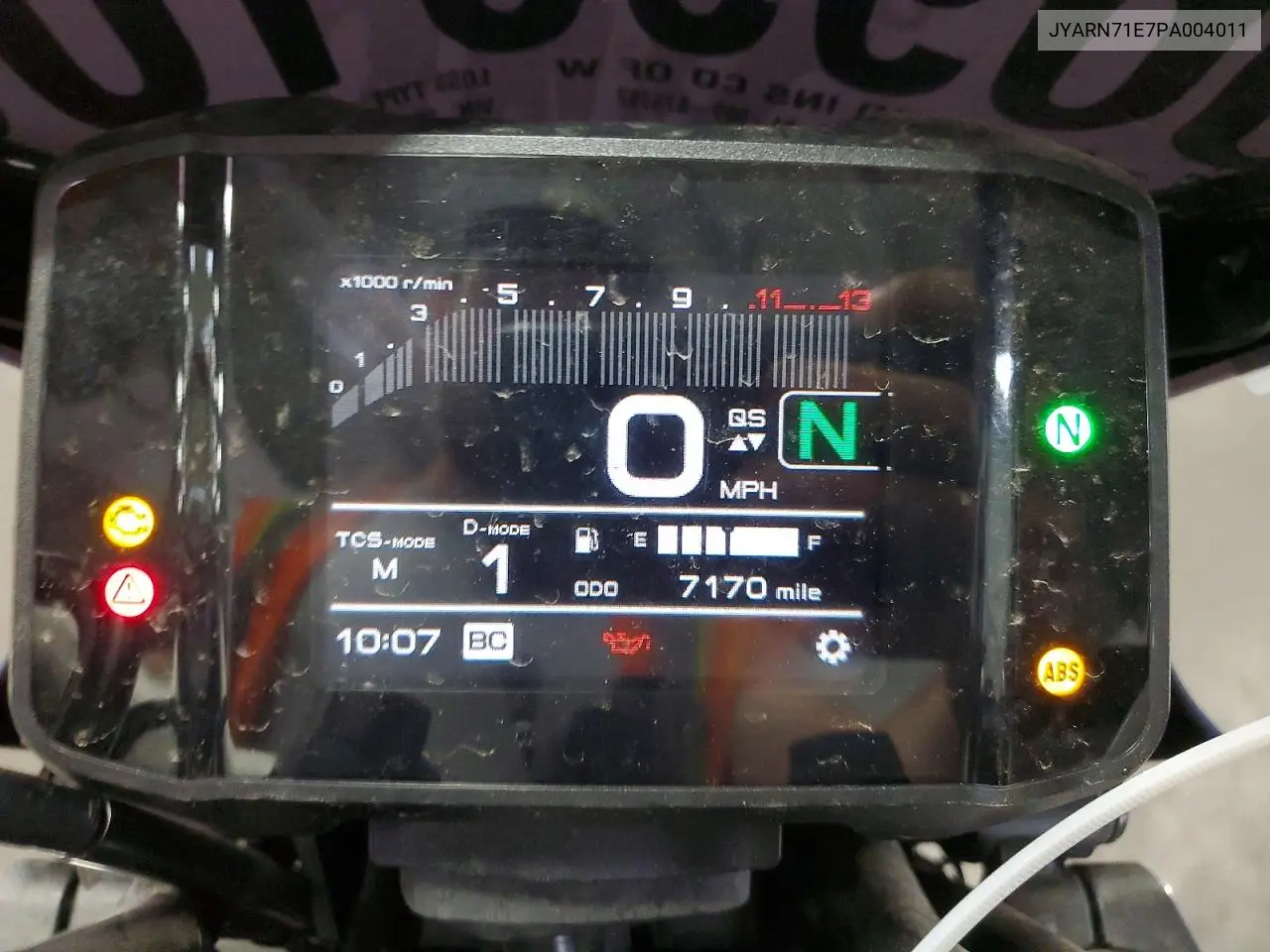2023 Yamaha Mt09 VIN: JYARN71E7PA004011 Lot: 56995106