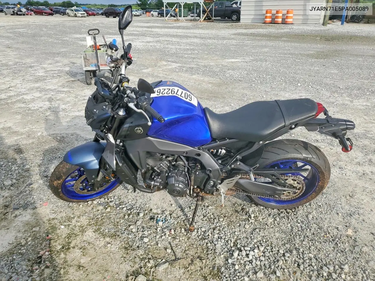 2023 Yamaha Mt09 VIN: JYARN71E5PA005089 Lot: 60779226